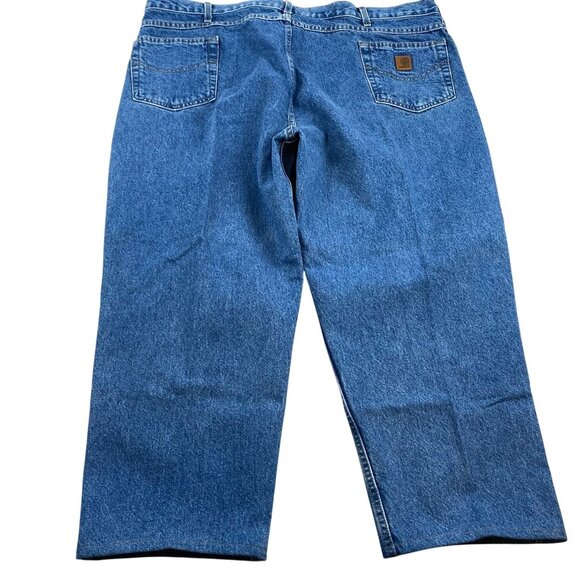 Carhartt Mens Jeans Size 46x26 measured 100% Cotton Straight Leg - Picture 2 of 8